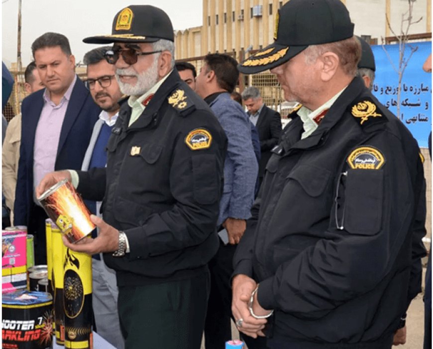 آمادگي کامل پليس فارس براي مراسم چهارشنبه آخر سال و ايام نوروز