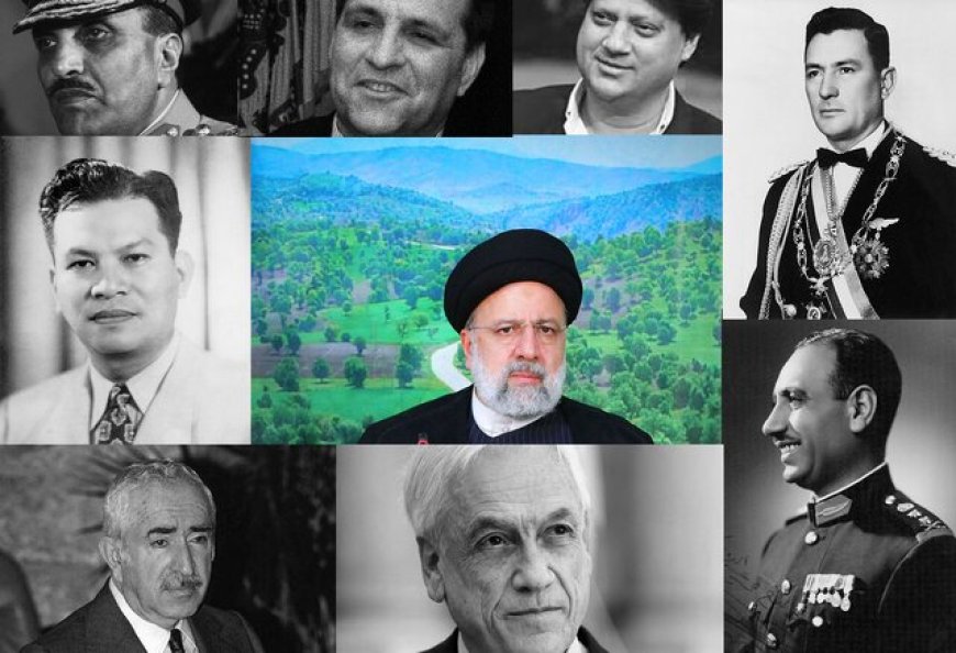 اینفوگرافیک| رهبران سیاسی جهان که در اثر سوانح هوایی جان باختند