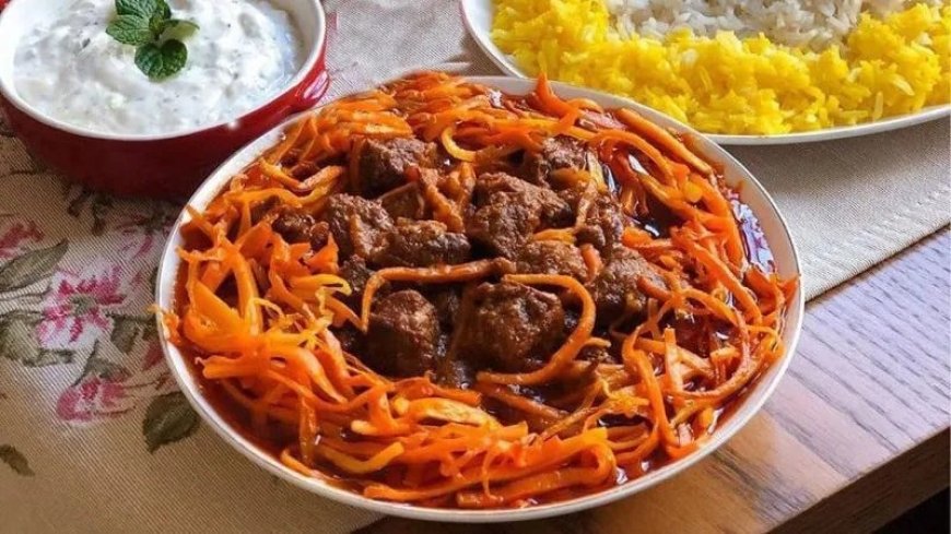 طرز تهیه خورشت آلو هویج تبریزی، غذای اصیل و خوشمزه