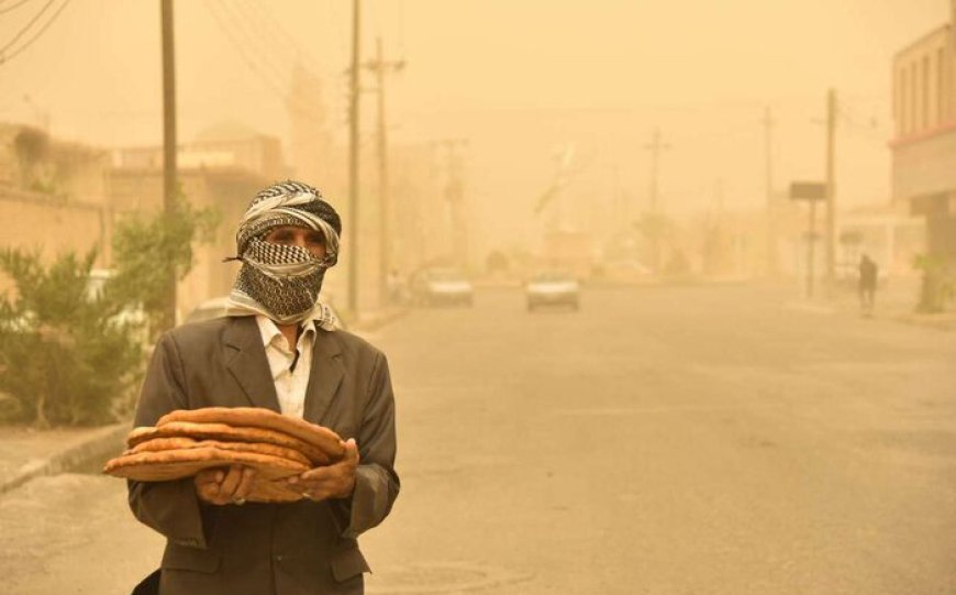 غبار بادهای ۱۲۰ روزه شرق کشور را در برگرفت