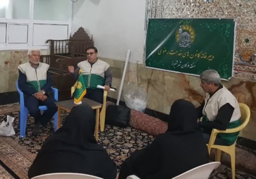 کانون خدمت رضوی - منطقه ۶ کلان شهر شیراز مهر را با مهر آغاز کرد