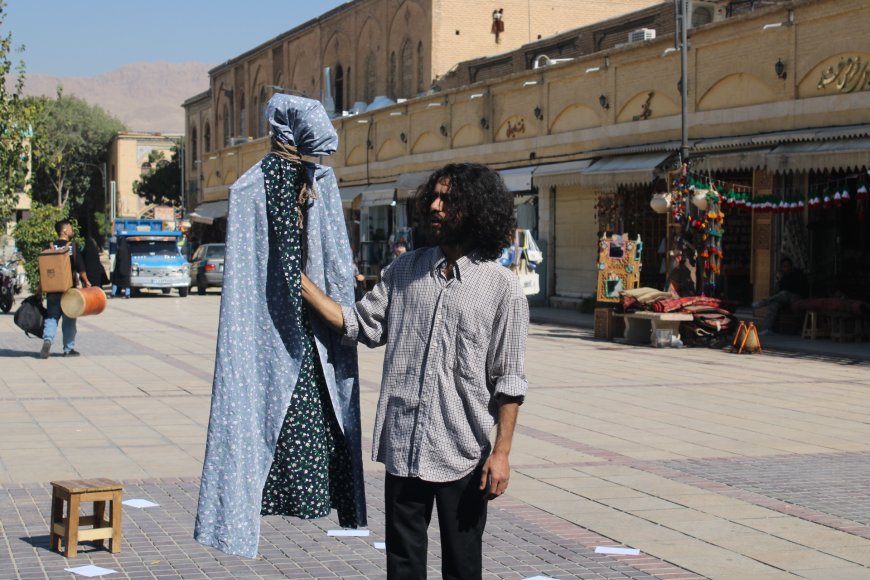 خیابان های شیرازی سکوی هنرنمایی هنر ششمی ها شد