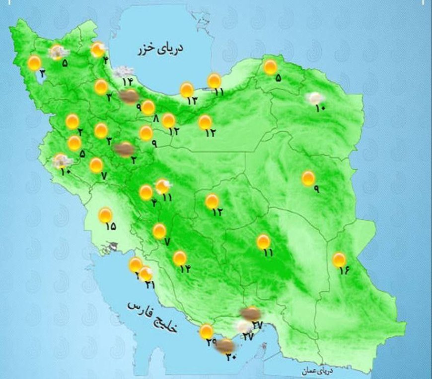 ورود سامانه بارشی به کشور از امشب