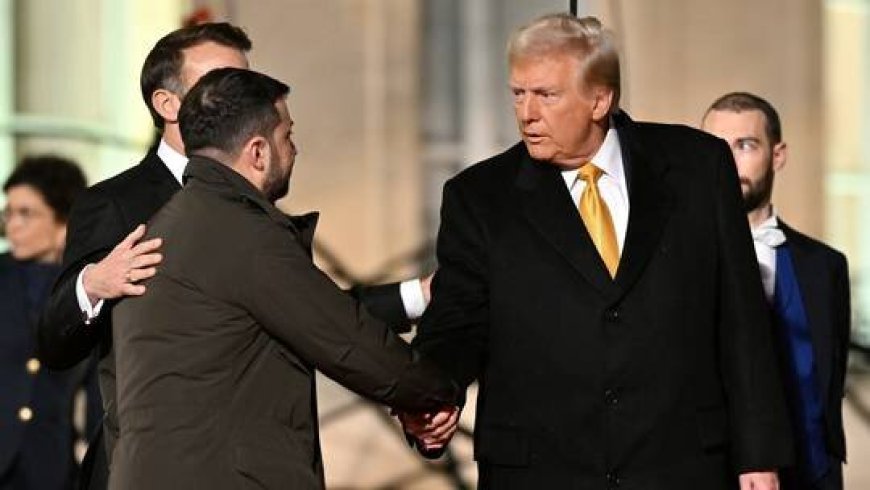 ترامپ با وساطت ماکرون حاضر به دیدار با زلنسکی شد