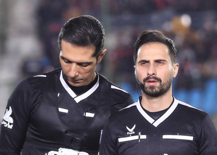 عکس| داور بازی پرسپولیس با دوربینی روی تن