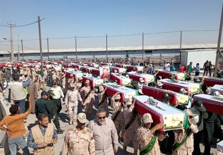 پیکر ۴۰ شهید تازه تفحص‌شده از مرز شلمچه وارد کشور شد