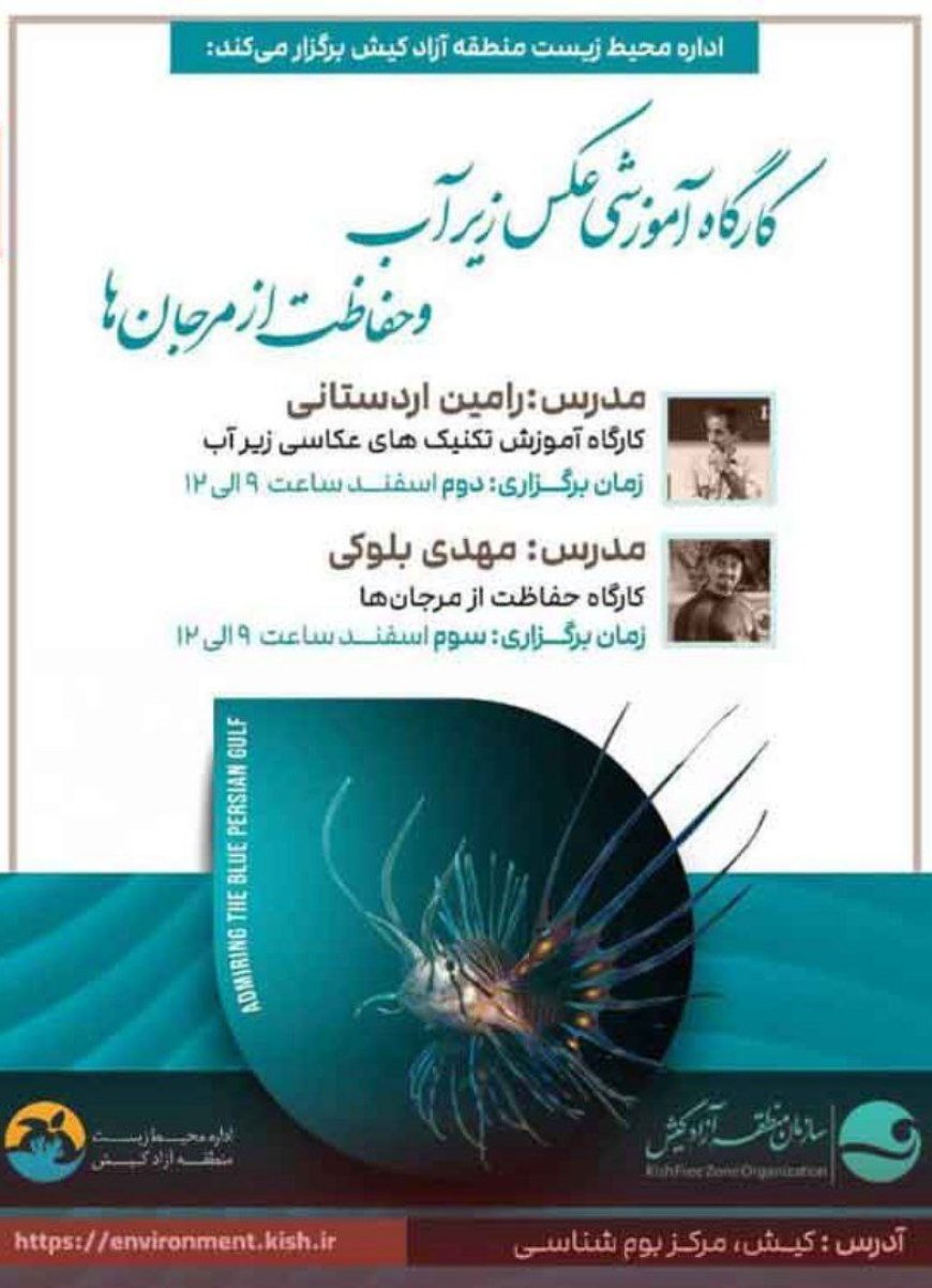 برگزاری نمایشگاه عکس آبی در کیش