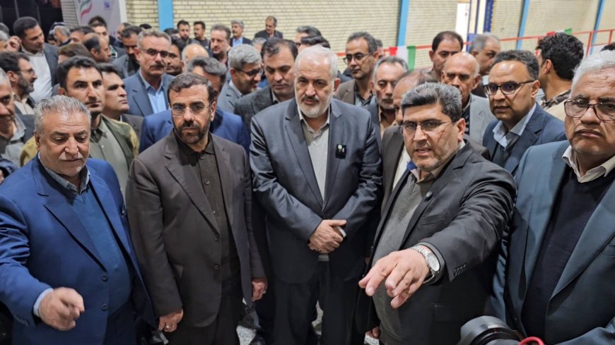 افتتاح ایستگاه پمپاژ   کوشک قاضی با هدف تقویت تامین آب شرب  فسا