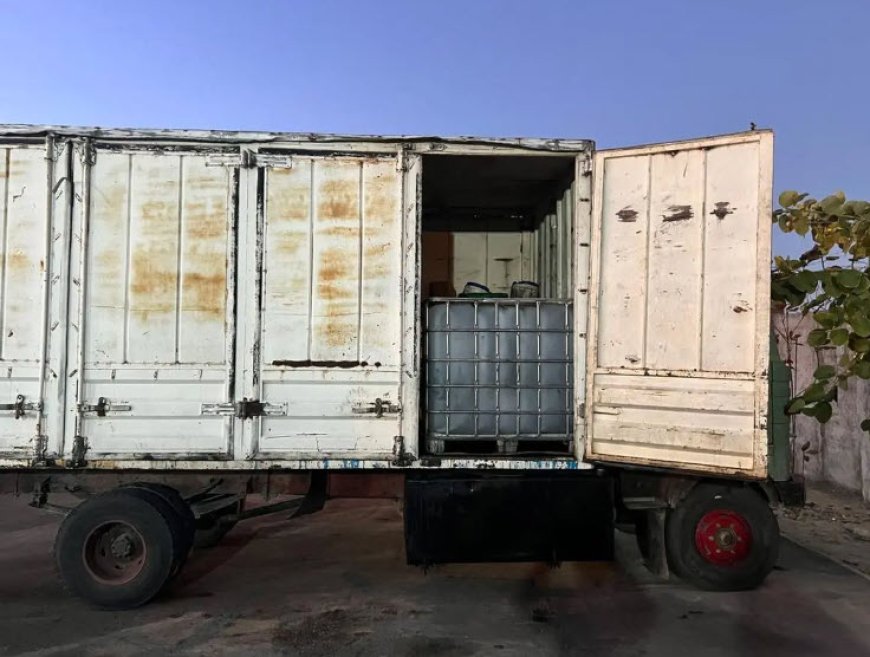 توقیف کاروان بزرگ خودروهای حامل سوخت قاچاق در هرمزگان