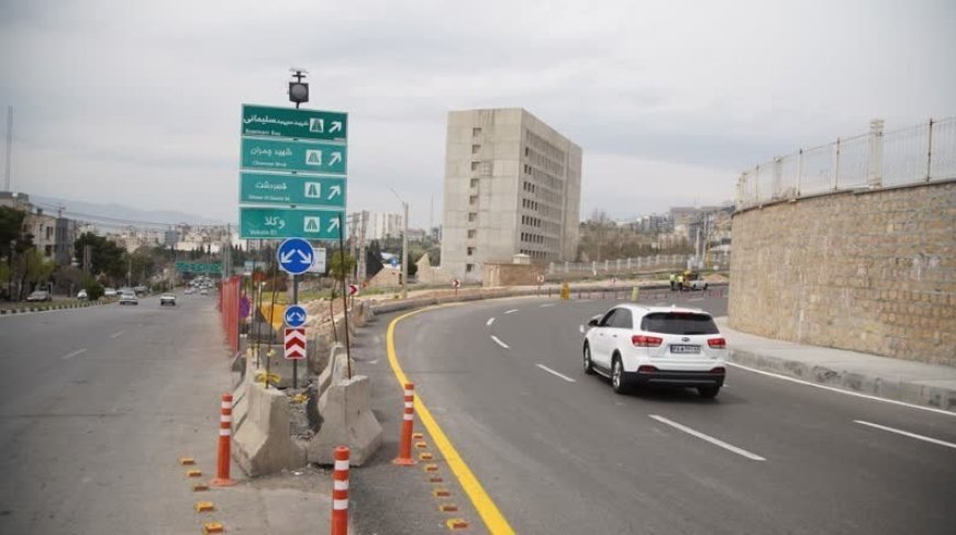 فاز نخست پروژه ساماندهی تقاطع غیرهمسطح جام‌جم بازگشایی شد