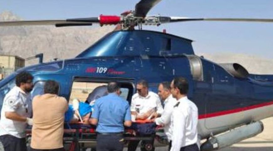 اورژانس بوشهر برای نجات بیمار اهرمی به پرواز درآمد