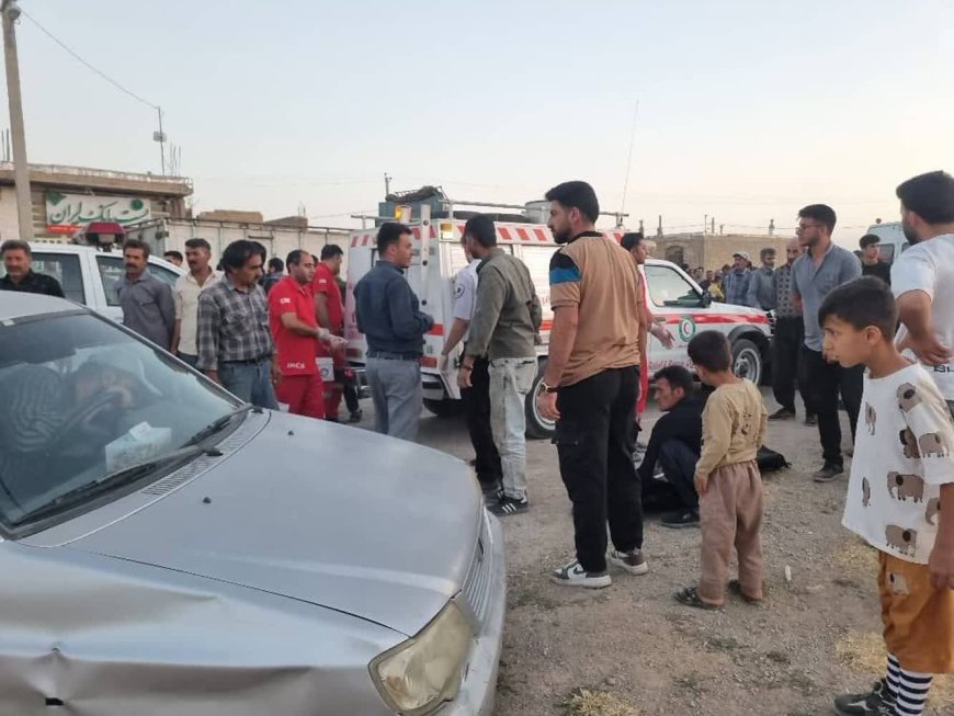 یک کشته در تصادف جاده آباده