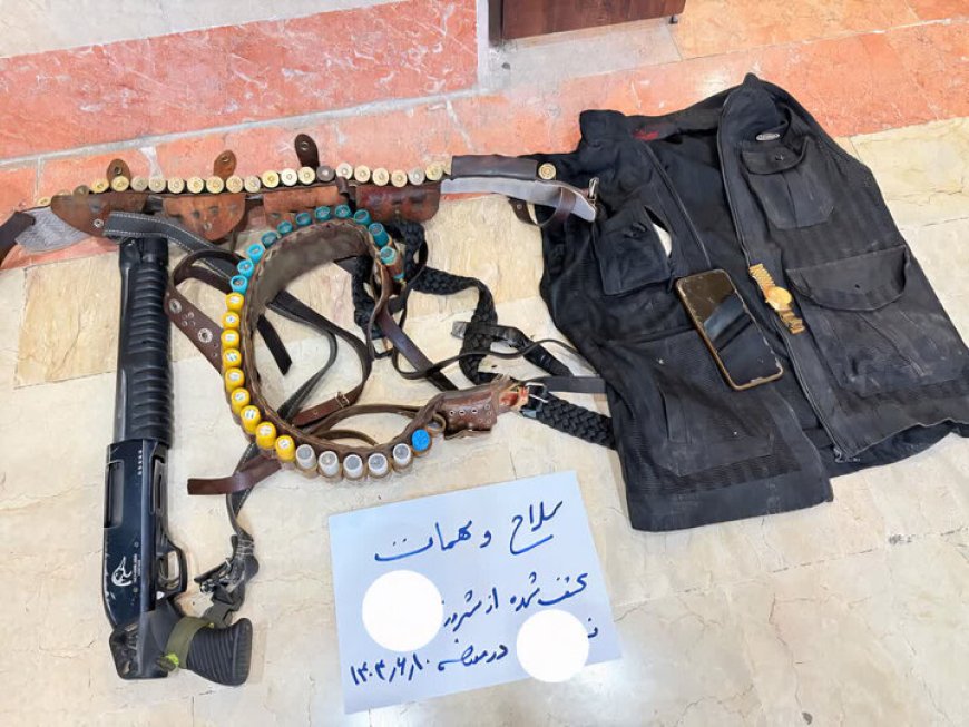 هلاکت شرور مسلح با ۱۳ سابقه کیفری در کوه‌چنار توسط پلیس فارس