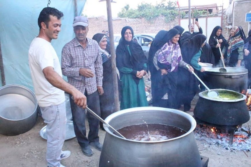 جشن سنتی دوشاب‌پزان در بوانات