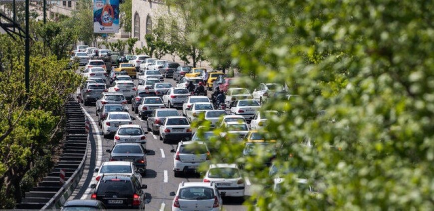 ترافیک سنگین  در برخی خیابان های شیراز؛ امروز