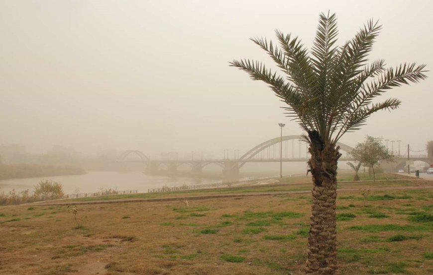 خرمشهر در وضع قرمز آلودگی هوا