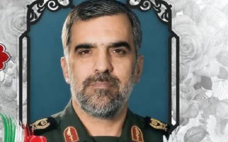 پیکر فرمانده پشتیبانی وزارت دفاع در دوران دفاع مقدس در جهرم به خاک سپرده شد
