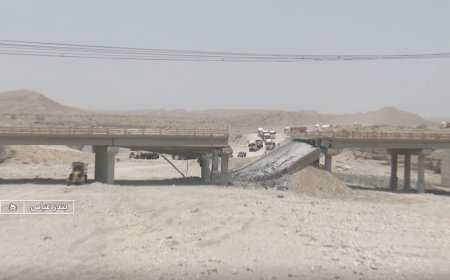 تعمیر پل آسیب دیده از حمله آمریکا در هرمزگان تا ۱۰ روز دیگر