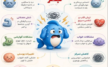 استرس چطور در بدن ما ظاهر میشه؟