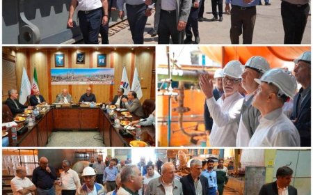 بازدید راهبردی مدیرعامل گروه سرمایه‌گذاری غدیر از پتروشیمی شیراز