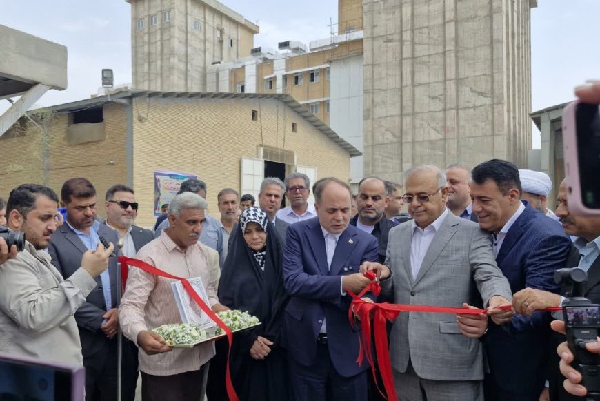وزیر جهادکشاورزی سیلوی ۷۰ هزار تنی مروارید هرمزگان را افتتاح کرد