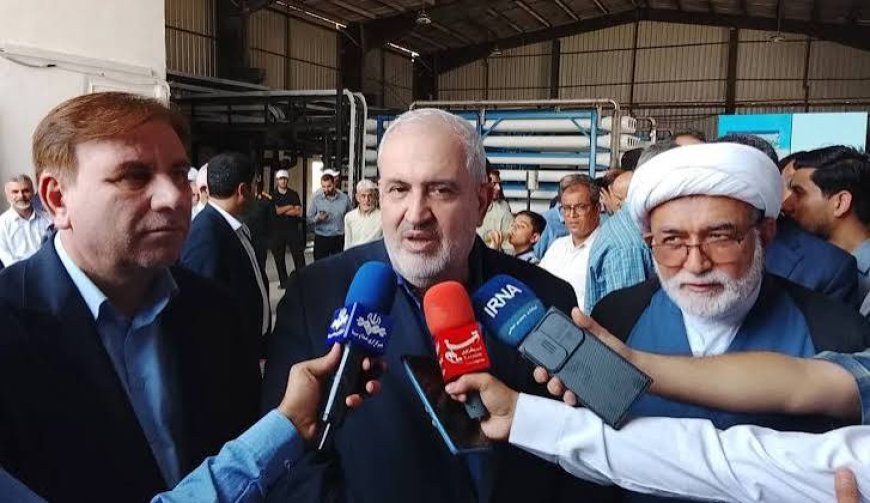 وزیر نیرو: توسعه آب‌شیرین‌کن‌ها برای تأمین آب جنوب ادامه دارد