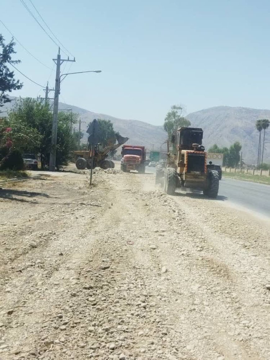 بهسازی محور دسترسی کارخانه قند رستم