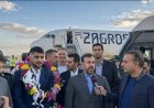 استقبال استاندار فارس از قهرمان شیرازی کشتی فرنگی جهان