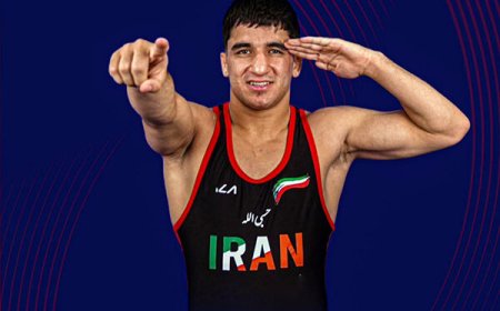 کشتی‌گیر فارس بر سکوی سوم جهان ایستاد