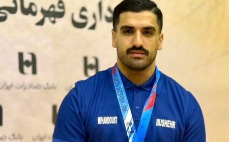 وزنه‌بردار بوشهری مدال نقره قهرمانی کشور را کسب کرد