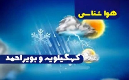 وزش باد و احتمال بارش پراکنده در برخی مناطق کهگیلویه و بویراحمد