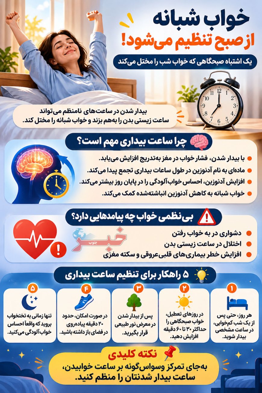 یک اشتباه صبحگاهی که خواب شب را مختل می کند